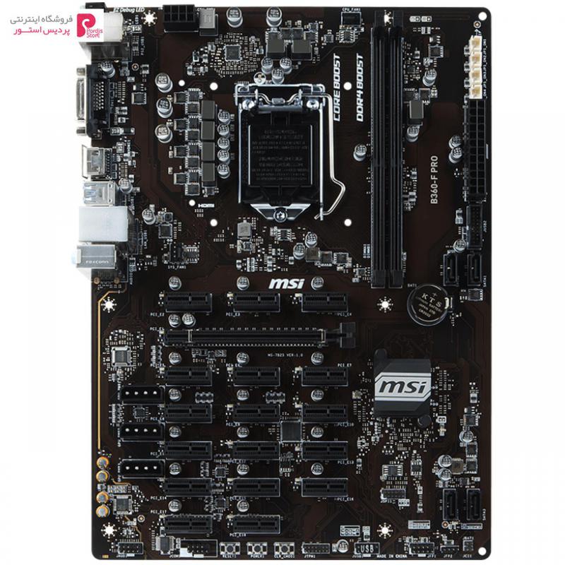 مادربرد ام اس آی مدل B360-F Pro MSI B360-F Pro Motherboard - 0