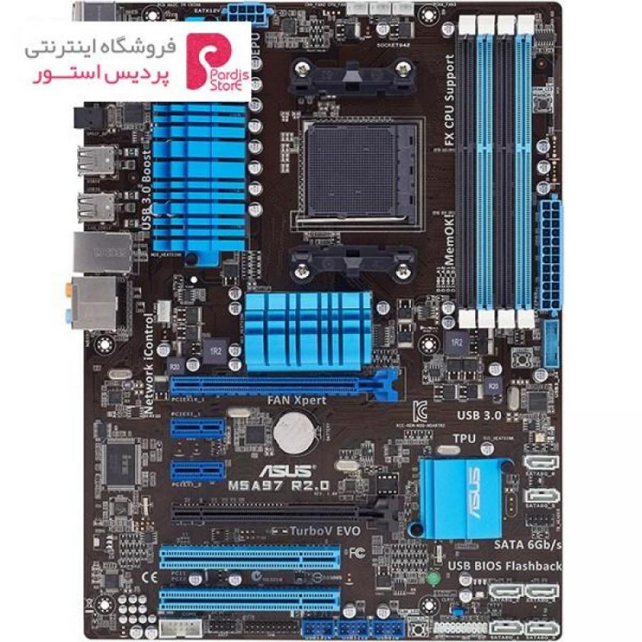 مشخصات فنی ، قیمت و خرید مادربرد ایسوس مدل M5A97 R2.0 - لیست قیمت بروز